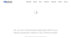 Desktop Screenshot of citypaketet.se